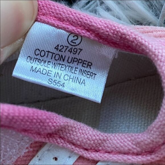 Koala Kids Girl Canvas Slip On Shoes with Velcro - Picture 8 of 11